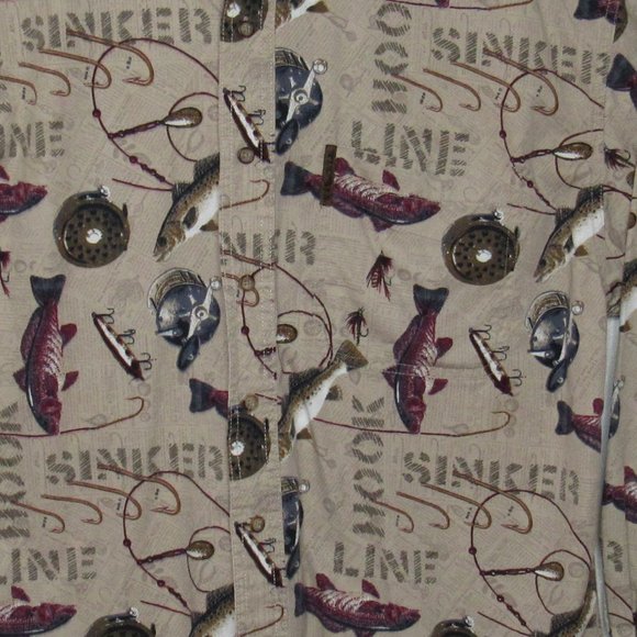 Magellan Sportswear Men Long Sleeve Fishing Shirt - Picture 5 of 6